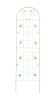 4 Pack Metal Garden Trellis 71" x 19.7" Rustproof Trellis for Climbing Plants Outdoor Flower Support Cream White