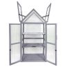 Mini Greenhouse Kit - Outdoor Small Green House, Wood, Plant Stand for Indoor Garden & Patio Balcony Apartments Porch Terrace Outsid Accessories, UV-R