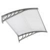 HT-100 x 96cm Household Application Door & Window Rain Cover Eaves Gray Holder