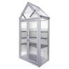 Mini Greenhouse Kit - Outdoor Small Green House, Wood, Plant Stand for Indoor Garden & Patio Balcony Apartments Porch Terrace Outsid Accessories, UV-R