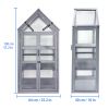 Mini Greenhouse Kit - Outdoor Small Green House, Wood, Plant Stand for Indoor Garden & Patio Balcony Apartments Porch Terrace Outsid Accessories, UV-R