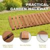 8 Feet Roll-out Weather-Resistant Patio Hardwood Pathway