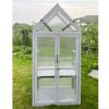 Mini Greenhouse Kit - Outdoor Small Green House, Wood, Plant Stand for Indoor Garden & Patio Balcony Apartments Porch Terrace Outsid Accessories, UV-R