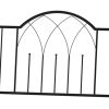 Outsunny Metal Trellis Arbor Arch for Climbing Plants with Garden Bench, Grow Grapes & Vines, Patio Decor & 2-Person Outdoor Interlacing Decorative Se
