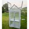 Mini Greenhouse Kit - Outdoor Small Green House, Wood, Plant Stand for Indoor Garden & Patio Balcony Apartments Porch Terrace Outsid Accessories, UV-R