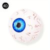 4pcs Scary Eyeball Decorations Balloons, Balloon Props Bloodshot Eyeballs Indoor Outdoor Decors For Party