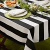 Outdoor Patio Table Decor Tablecloth with Zipper 60 Inch Round